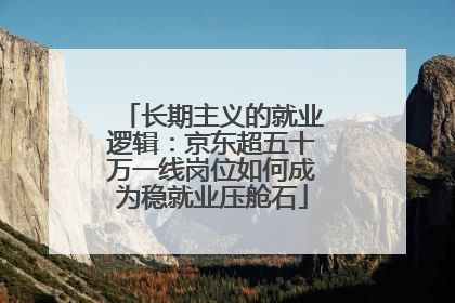 长期主义的就业逻辑：京东超五十万一线岗位如何成为稳就业压舱石