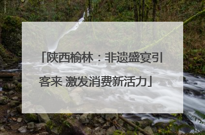 陕西榆林：非遗盛宴引客来 激发消费新活力