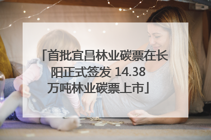 首批宜昌林业碳票在长阳正式签发 14.38万吨林业碳票上市