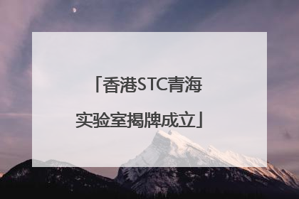 香港STC青海实验室揭牌成立