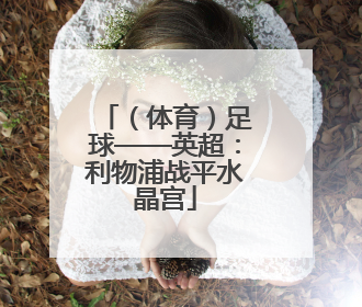 （体育）足球——英超：利物浦战平水晶宫