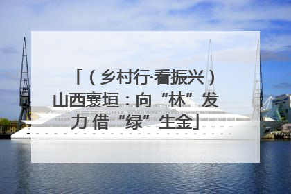 （乡村行·看振兴）山西襄垣：向“林”发力 借“绿”生金