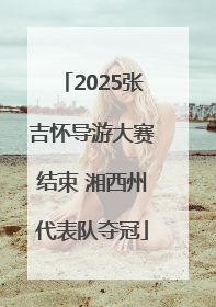 2025张吉怀导游大赛结束 湘西州代表队夺冠