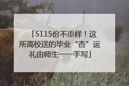 5115份不重样！这所高校送的毕业“杏”运礼由师生一一手写