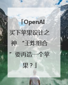 OpenAI买下苹果设计之神 “王炸组合”要再造一个苹果？